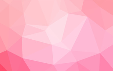 Light Pink, Yellow vector abstract mosaic backdrop.
