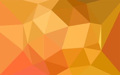 Light Orange vector polygon abstract layout.