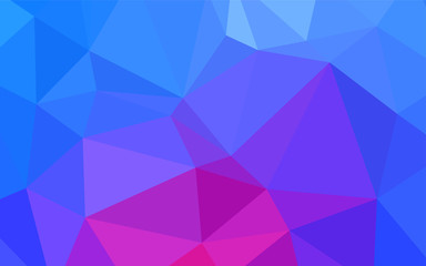 Fototapeta premium Light Pink, Blue vector shining triangular layout.