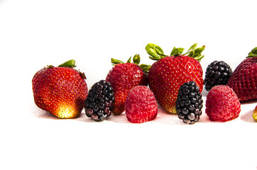 strawberry'blackberry'raspberry. 