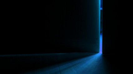 Light from an open door