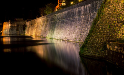 Moat at Kotor Montenegro