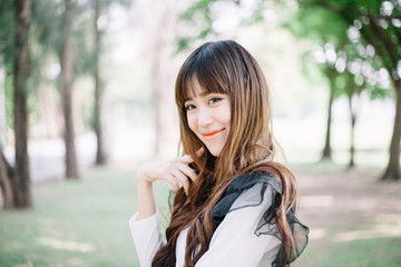 Fototapeta premium Beauty Girl In The Garden