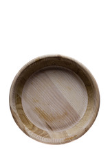 Wooden round dish