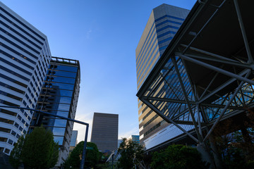 Fototapeta na wymiar The building of World Trade Center Portland, Scenery of downtown Portland