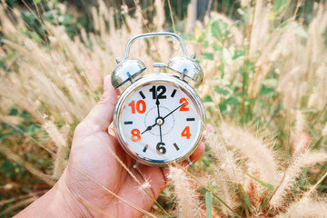 An Alarm Clock Set To 8 AM to Represent Time That People Going to Work