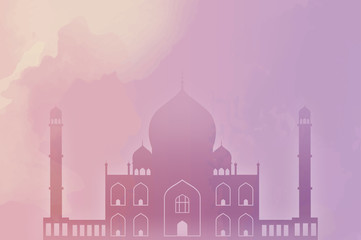 Symbol of the Islamic holiday Ramadan