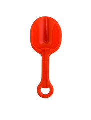 children's beach toys, Red spade isolated on white background