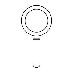 magnifying glass isolated icon vector illustration design