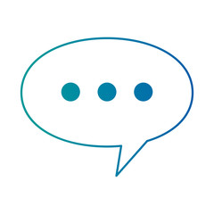 speech bubble message icon vector illustration design