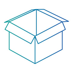 box carton delivery service vector illustration design