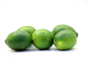 Tropical fresh and delicious lime objects