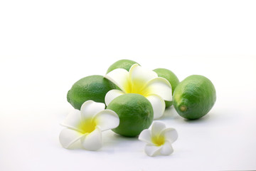 Tropical fresh and delicious lime objects