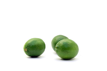 Tropical fresh and delicious lime objects