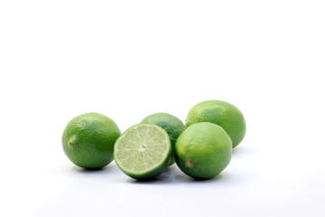 Tropical fresh and delicious lime objects