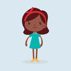 Kid girl character
