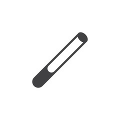 Cigarette vector icon. filled flat sign for mobile concept and web design. simple solid icon. Symbol, logo illustration. Pixel perfect vector graphics