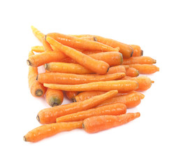 baby carrots isolated