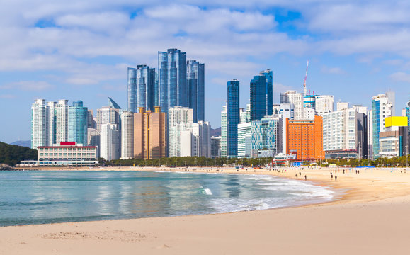 Haeundae Beach Landscape, Busan