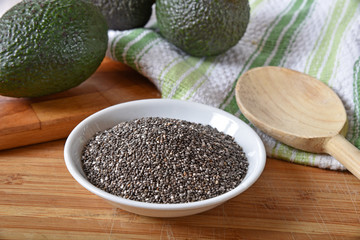 Black Chia Seeds with Avocado