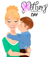 Mother's day greeting card.