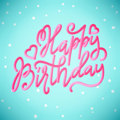 Happy Birthday greeting card