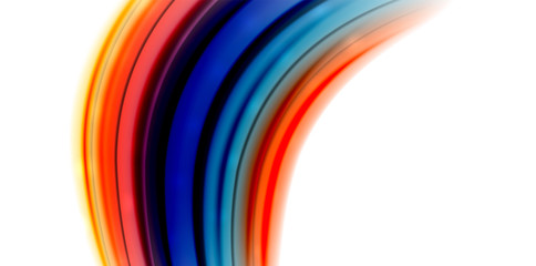 Abstract flowing motion wave, liquid colors mixing, vector abstract background