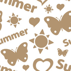 Brown summer seamless texture