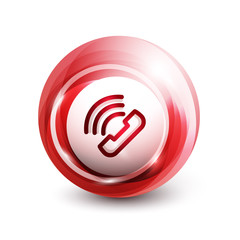 Phone support call center button