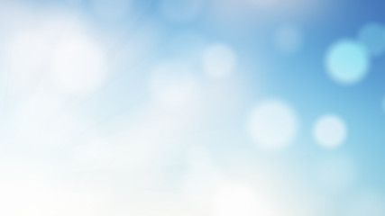 Abstract Blue Defocused Lights Background