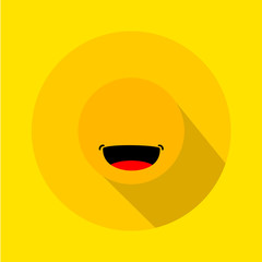 Smile Vector Template Design Illustration