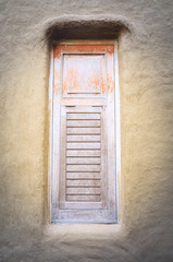 Vintage window, Background for vintage resort hotel, Concept Summer