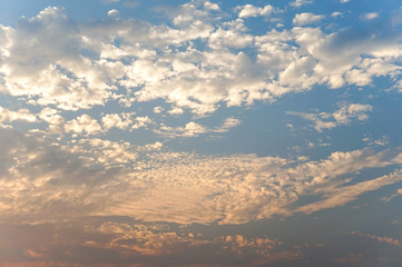 sunset sky clouds background