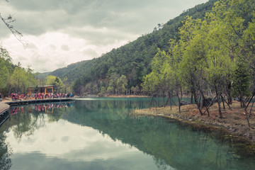 Blue Moon Valley in Lijiang, Yunnan, China