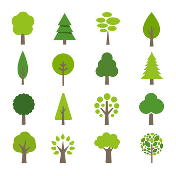 Collection of Trees Icons