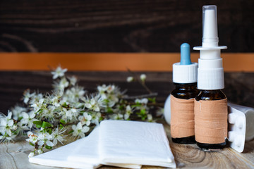 wooden wall behind medicine