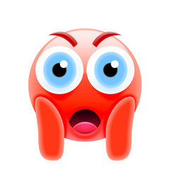 Face Screaming in Fear Emoji