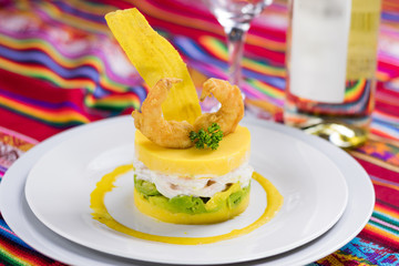 Peruvian food: Causa