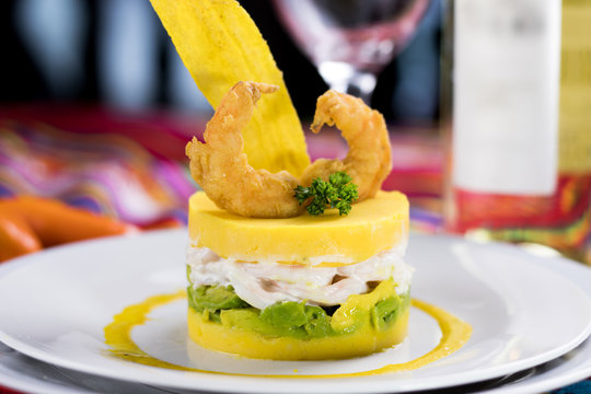 Peruvian food: Causa