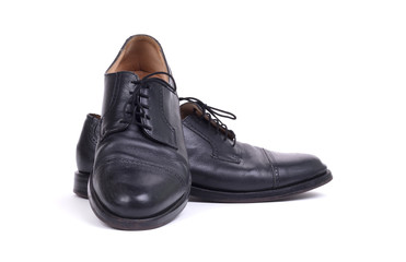Expensive formal shoes, isolated