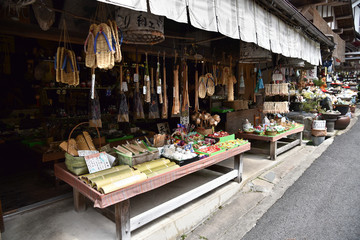 吉野の参詣道のお店