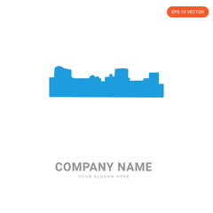 Naklejka premium charleston skyline company logo design
