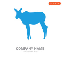 female moose company logo design