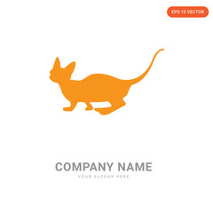 sphynx cat company logo design