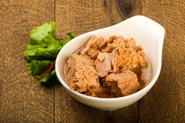 Canned tuna fish
