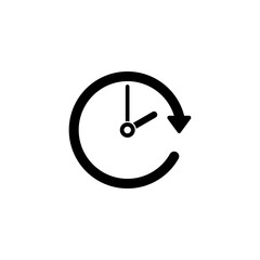 Passage of time vector icon