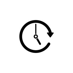 Passage of time vector icon
