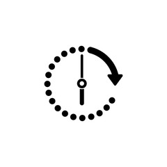 Passage of time vector icon