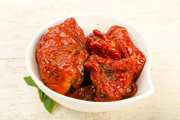 Dried tomato in olive oil