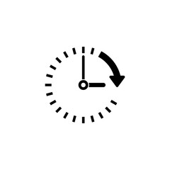 Passage of time vector icon